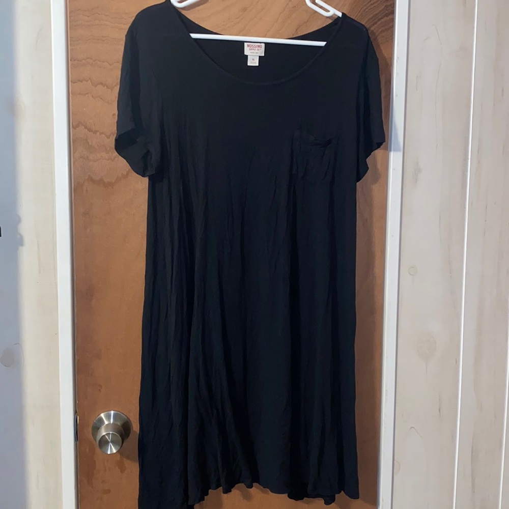 Brand New Black XL Short Sleeve Sun Dress